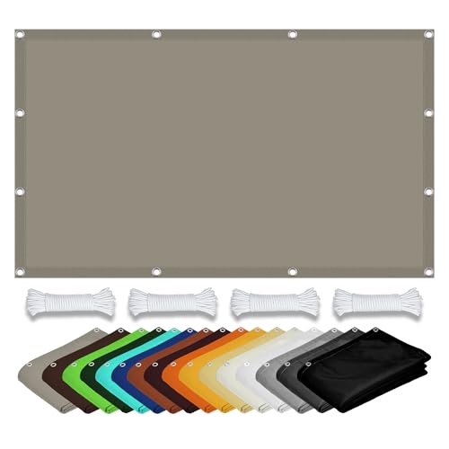 Toile ombrage imperméable 1.2 x 2.2 m résistant UV pour extérieur - 2