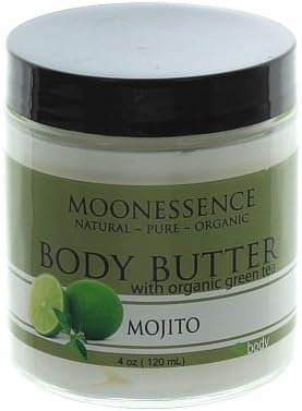 Moonessence Body Butter, Mojito with Organic Green Tea, 8 Ounce