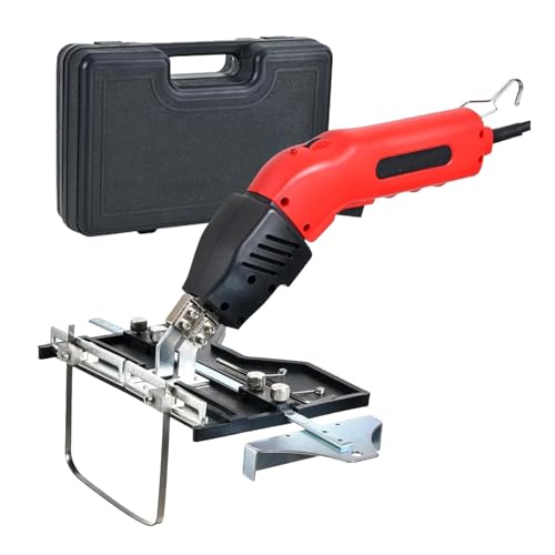 Foam Board Cutter, Hot Wire Foam Cutter, Thermal Cutting Tool, 5-8 Seconds Heat to 500°C, with 12 Inch Bendable Blade, for Round Grooves, Square Grooves, V Grooves(Ks250,110V)