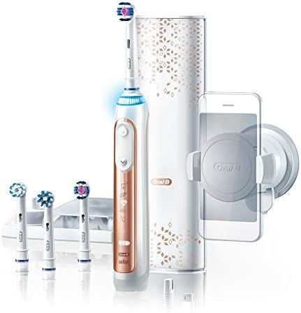Oral-B Genius 9000 Rose Gold Electric Toothbrush (Bluetooth enabled) - with UAE 3 pin plug