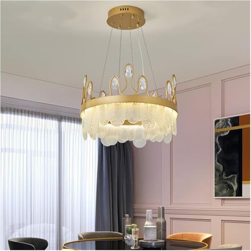 Lampes suspendues à LED Crown pour moderniser un salon sombre avec élégance