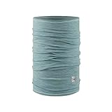 Buff Lightweight Merino Wool Bike Neck Gaiter, 100% Ethically Sourced Wool, Reflective, Face Mask, Pool, Adult Size