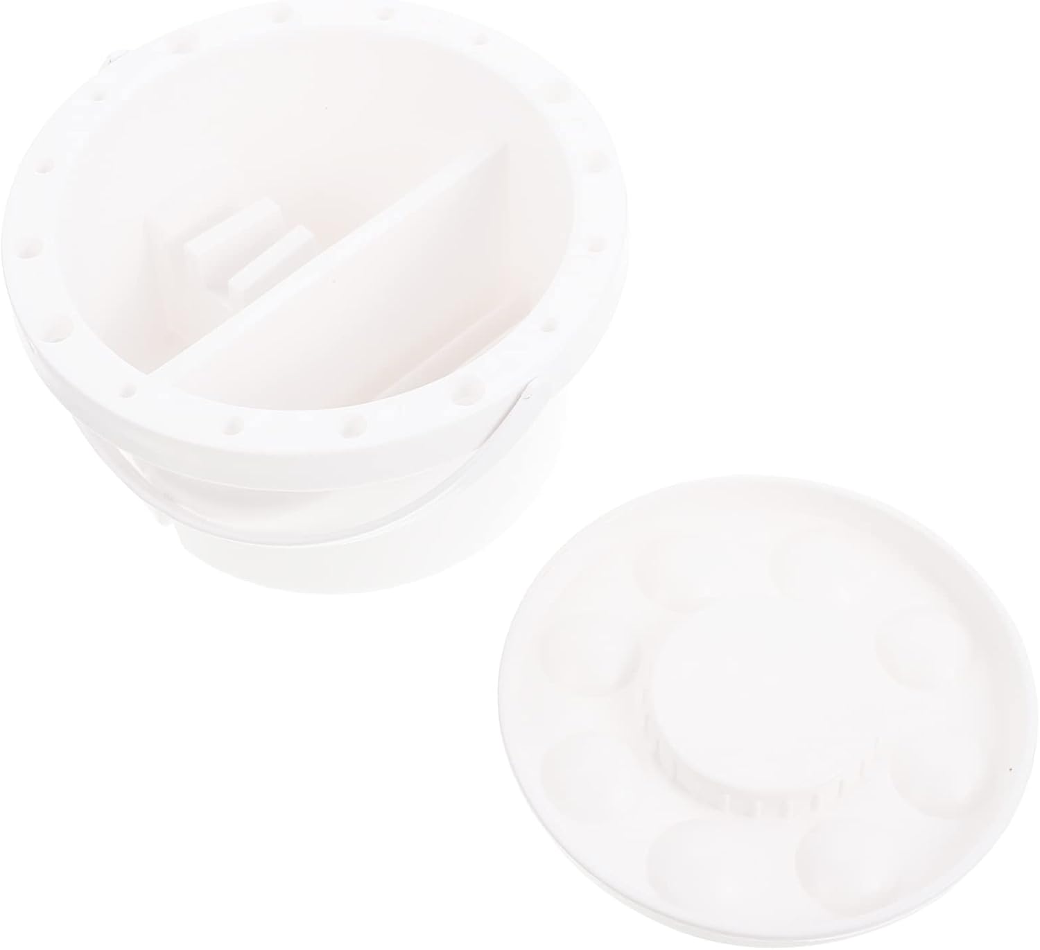 Portable Artist Brush Washer Multi-functional Cleaning Bucket Pen Wash Basin