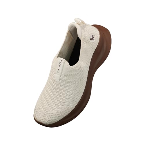 Image of Neeman's Ease Flow Slip Ons for Men | Breathable Knit Casual Shoes Recycled Bottles | Lightweight Cushioned Slip-On Shoes with Lycra Lining & EVA Sole