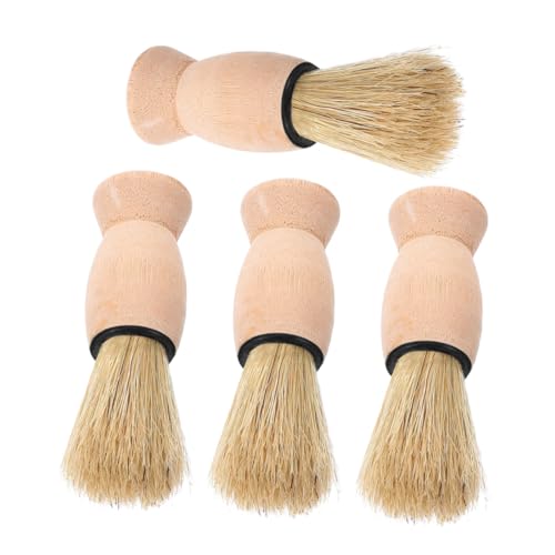 Healeved Men's Shaving Kit Beard Brush Hair Brush for Men Barber Equipment Beard Scrubber