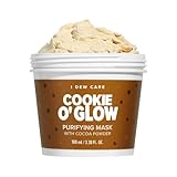 I DEW CARE Wash Off Face Mask - Cookie O' Glow | Hydrating and Purifying for Dry Skin with Cocoa Seed Butter, Korean Facial Mask Skin Care, Stocking Stuffers, Cute Stuff, 3.38 Oz