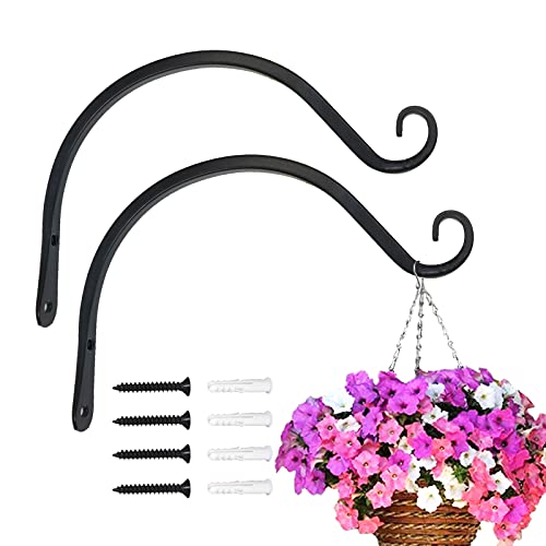 LOOGI Soporte de pared para macetas, hierro, 2 unidades (20 cm) Cover