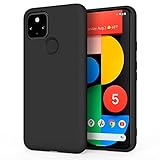 Soft Silicone Case for Google Pixel 5 Case(2020), Ultra Thin Flexible Premium Rubber Full Body Protection Anti-Fingerprint Dustproof Shockproof Scratch Resistant Wireless Charging for Pixel 5 5G Cover