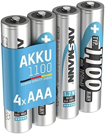 Ansmann 1100 mah AAA Rechargeable Batteries