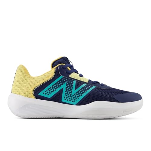 New Balance New Balance Women's 696 V6 Tennis Shoe, White/Cyber Jade, 6 M