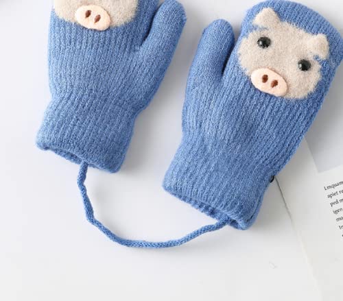 Moufles Enfant En Forme De Panda – Taille 3-5 Ans, Polaire Douce, Poignets élastiques, Design Mignon