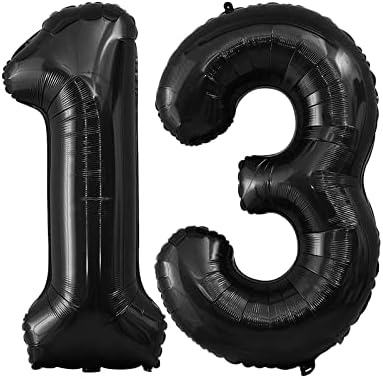 40 Inch Rose Gold Large Numbers 18 Birthday Balloons XXL Digital Foil Helium Balloons, 2 pcs Foil Mylar Big Number Balloons for Boys, Girls , Women 18th 81st Birthday Party Decoration