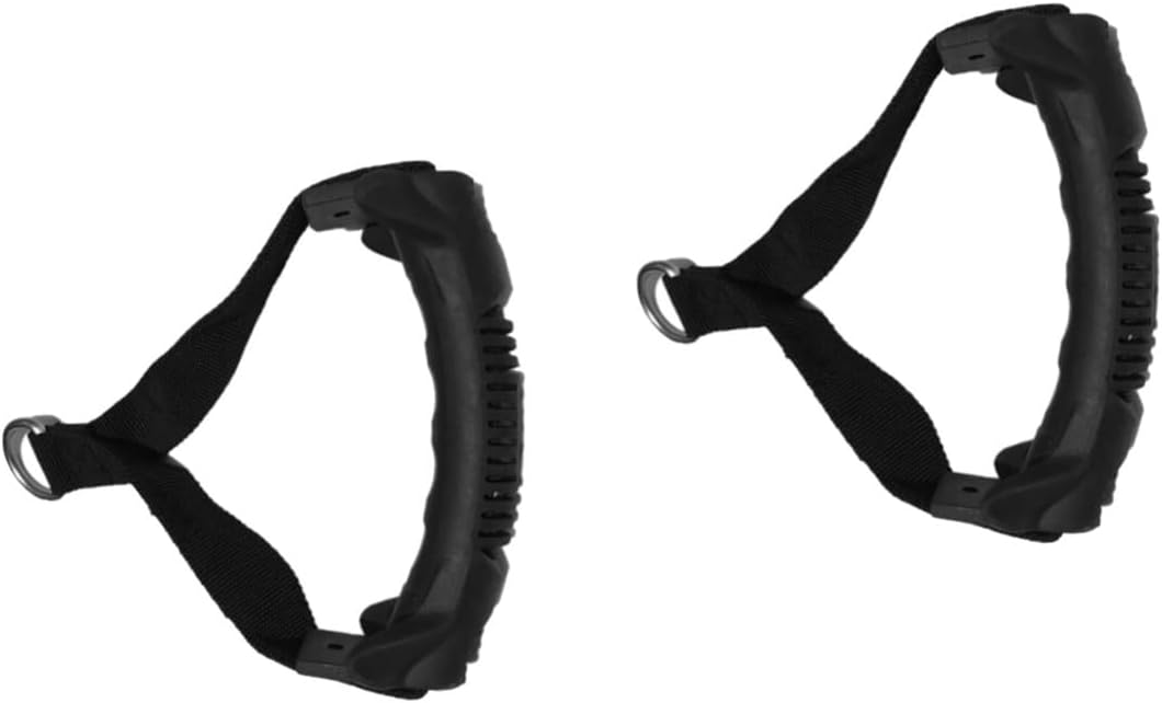 2pcs Fitness Handle Resistance Band Workout Handle Fitness Pull Rope Handle Sports Pull Handle Exercise Handle Grip Fitness Grip Strength Training Handle Fitness Equipment