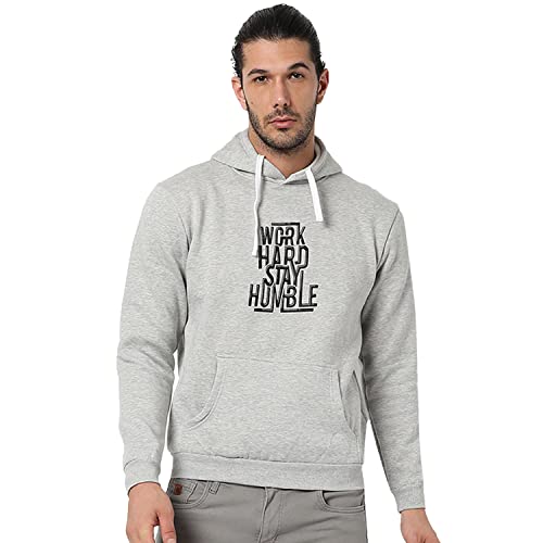 Image of CAHOOT Men's Printed Sweatshirt Regular Fit for Casual Wear | Full Sleeve | Cotton | Stylish Sweatshirt Crafted with Comfort Fit and High Performance for Everyday We