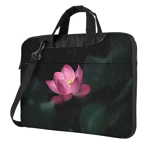 Sacoche ordinateur portable 14 pouces imprimé lotus pour vos trajets