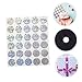 DIYEAH 30Pcs Scratch Off Stickers for DIY Games Fun Interactive Surprise Decals Easy to Scratch Off for Parties Prizes Safe for All Ages