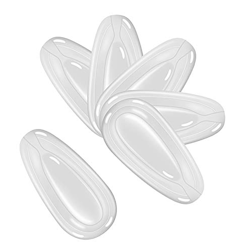 12 Pairs Oakley Eyeglasses Frames Replacement Nose Pads, Forno Soft Silicone Nose Pads Especially Designed for Oakley Eyewear - Clear