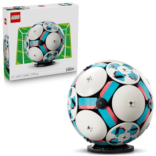 LEGO Editions Football Toy - 3D Display Model Kit w/Interactive Miniature Stadium - Soccer Ball Toy - Birthday Gift for 10+ Year Old Boys Girls & Adult Sports Fans - 43019