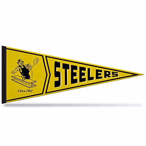 Image of Rico Industries NFL Retro - Alt 12 inch x 30 inch Felt Wall Decor Pennant - Great for Home /Bed Room /Man Cave Decor