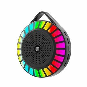 NU REPUBLIC Sonicpop 50 with Upto 14 Hrs Playtime, RGB Led Lights, 5W Output, 50mm Dynamic Drivers, BT V5.3 Bluetooth Speaker