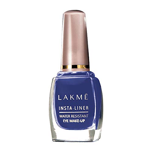Image of LAKME Insta Eye Liner, Blue, 9 ml And Lakme Eyeconic Kajal, Regal Green, 0.35g Matte