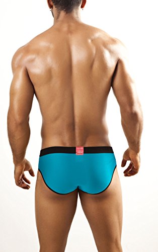 Bikini push-up Joe Snyder 01 negro con realce ergonómico frontal 2