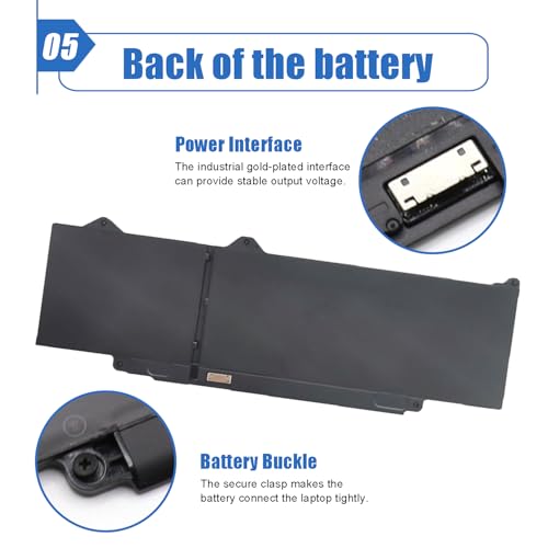 Image of Densting GRWKG Laptop Battery Replacement for Dell Latitude 3340 3440 3540 P28F P28F004 P170G P170G001 P37G P37G004 P169G P169G001 Series Notebook R73TC DR02P GTG7N 11.4V 42Wh