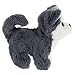Capovolgimento di Cane Capriolas Passeggiate Si Siede Barchi Carino Piccolo Cucciolo Giocattolo Gray Peluche Giocattolo per Barboncino Elettronico Interattivo Giocattolo
