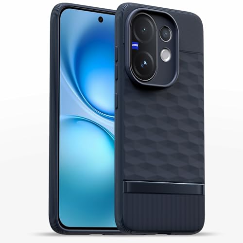 Image of Outlouders Back Cover for Vivo V60 5G / Vivo T4 Pro 5G | Full Camera Protection | TPU Soft Flexible Shockproof Bumper Case (Blue)