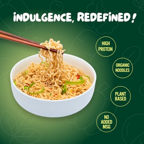 CHEF WOO Braised Beef Ramen Cup High Protein Noodles (12 PACK), 20g of Animal-free, Bioavailable Protein | Made in U.S. |