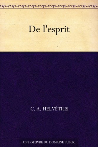 De l'esprit (French Edition)