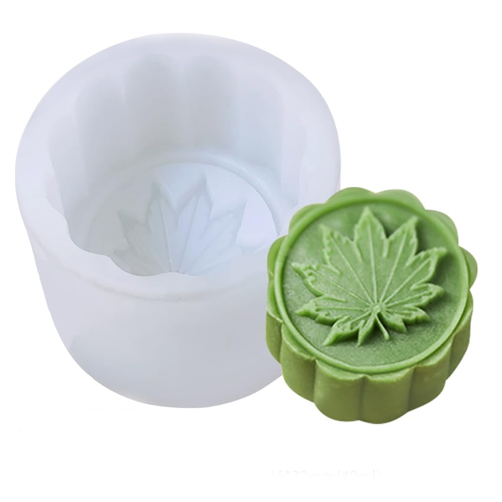 Moule à Bougies Silicone Automne - 18 Cavités Feuilles D'érable, Antiadhésif, Pour Résine Savon Chocolat - 3