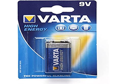 Varta High Engergy 9V Block Batterie Cover