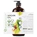 Argan Oil for Dry, Damaged, Curly and Frizzy Hair Growth - Organic Hair and Skin Serum from Morocco, 16 oz Pure Cold Pressed