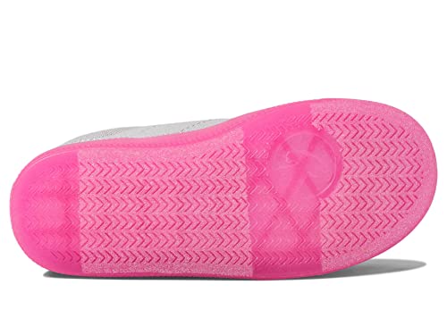 Billy Footwear Kids Classic Lace High Sneakers For Toddler, Little, And Big Kids - Breathable Textile Lining, Padded Footbed, And Zipper Closure Grey/Pink 1 Little Kid M #TOP2