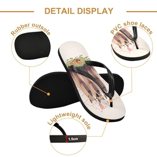 STAYTOP Cute Three Capybaras Flip Flops Sandals of Men's & Women's,Sandals Beach Slippers Shower Slides2