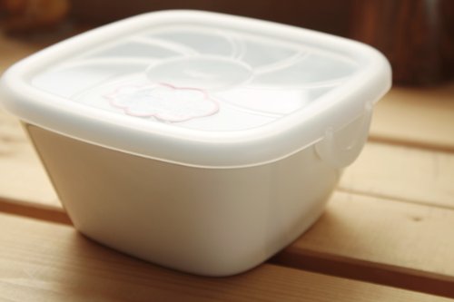 Amazon.co.jp: 保存に便利なフタ付きですフタ付き角小鉢