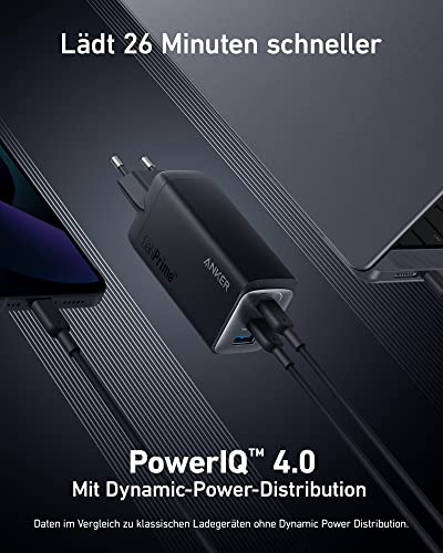 Anker USB C Ladegerät, Anker 737 Charger GaNPrime 120W, PPS 3-Port schnell kompakt, Netzteil für MacBook Pro/Air, iPad… – Bild 4
