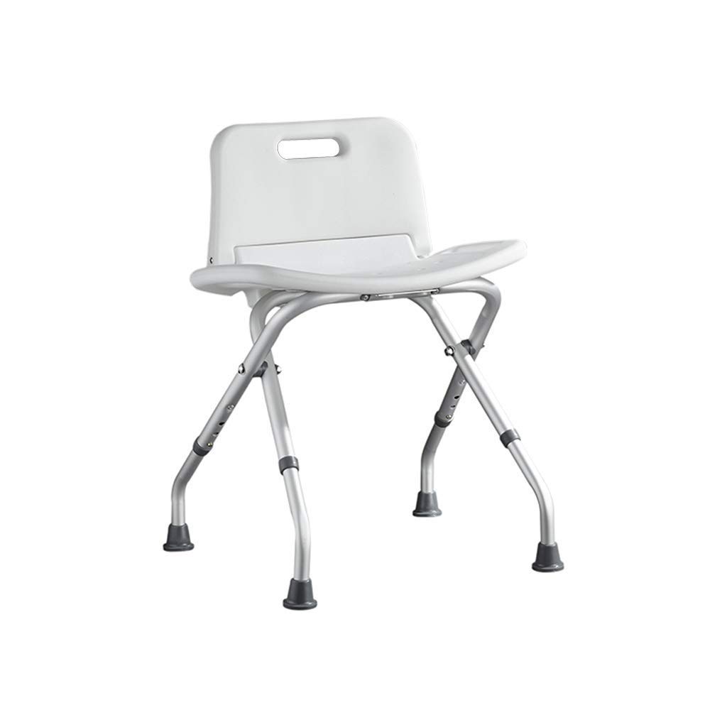 Fauteuil handicapé de douche pliant avec accoudoirs pour retrouver l'autonomie