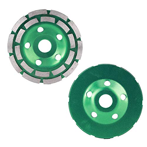 EVTSCAN Grinding Wheel Disc Polishing Tool for Concrete, Masonry, Granite, Marble 125x22.2mm - Double Row,General Grinding ?