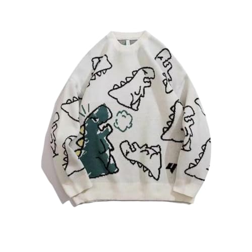 Suéter de dinosaurio para mujer estilo oversize ideal para tardes de otoño y universidad