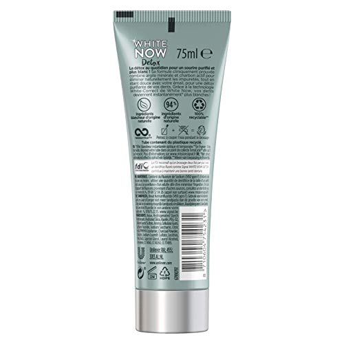 Signal White Now Zahnpasta Whitening Detox Ton & Aktivkohle, 75 ml – Bild 4