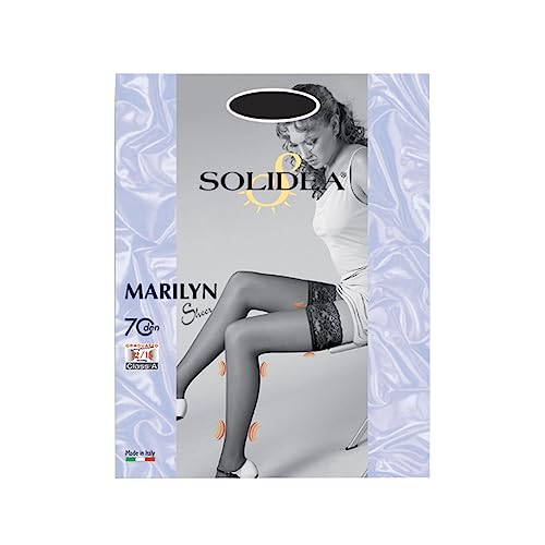Solidea Autoreggente 70 Den Camel Marilyn 70 Open Toe Art. 051870 Size L