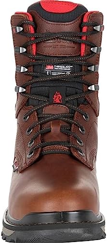 Rocky Men's RAMS Horn Industrial Boot, Dark Brown, 10 | Image 2