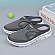 Meik Mangni Hausschuhe Damen Herren Clogs Leichte Pantoffeln atmungsaktive Pantoletten Mules rutschfest Gartenschuhe Sabots Outdoor Indoor DunkelGrau Gr.43 EU