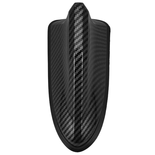 Antena de aleta de tiburón UPKOCH de fibra de carbono resistente para techo de coche en color negro
