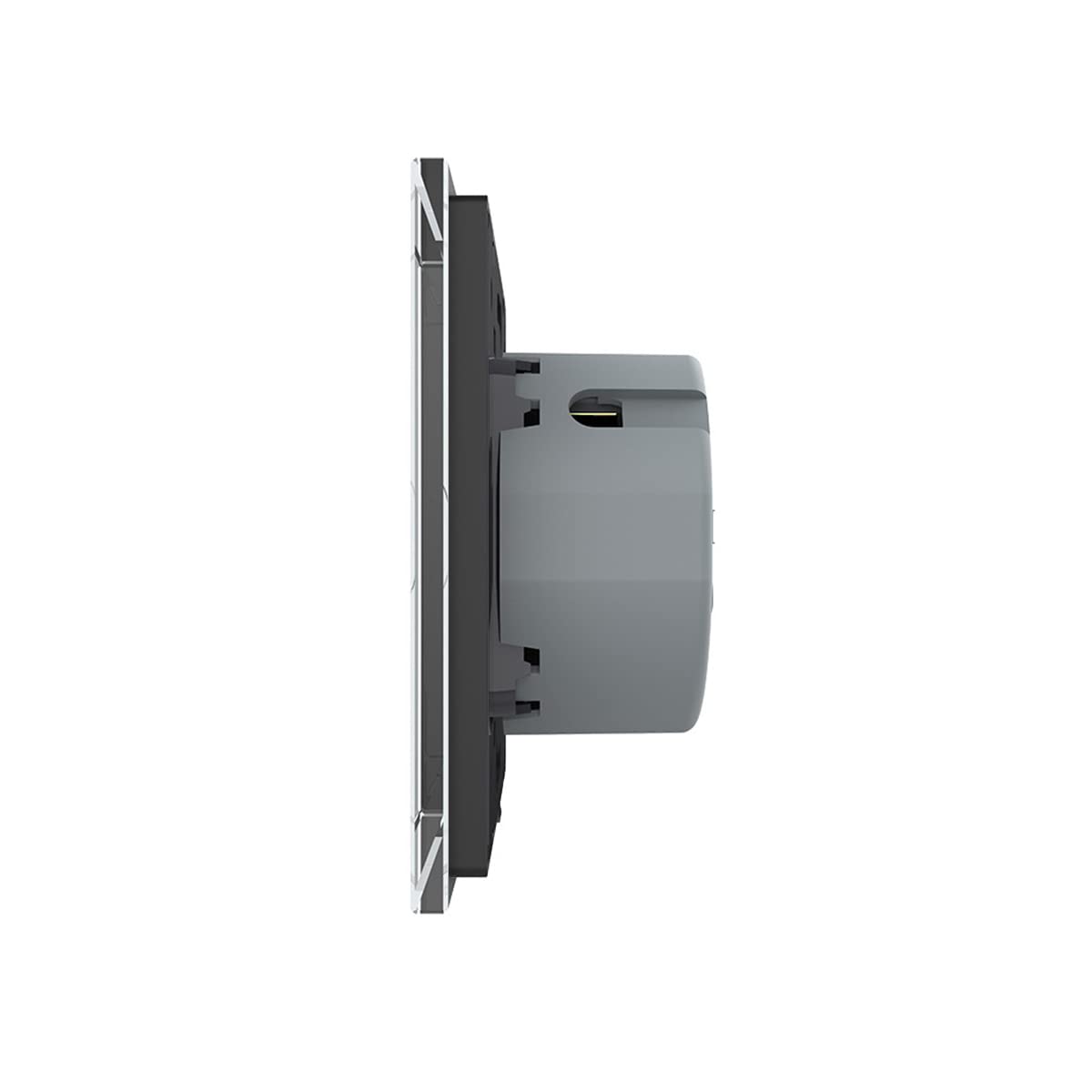 Livolo Serien Wechselschalter Glas Touchscreen Wandschalter Doppelschalter 2-wege 2 Fach VL-C702S-11 2-Weg Touch Lichtschalter Weiß im einfachen Glasrahmen Touch Touchscreen Schalter Wechsel