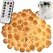 Produktbild VOLTRONIC LED Partylichterkette, innen und außen, IP44, Batteriebetrieben, Fernbedienung, Größen- und Farbwahl, 100 LEDs, warmweiß