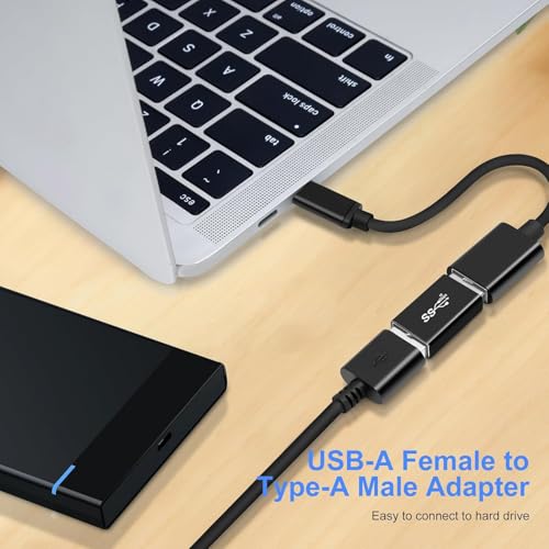 Image of REDWIND USB Male to USB Female Connector, USB3.0 to 3.1 Adapter, USB-A Male to Female Joiner Plug Coupler Extender USB3.1 Gen 2 Super Speed Charging and Upto 10Gbps Transfer Speed Type A