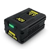 ShunTongDa Nuove Batterie 60V 6.0Ah Aggiornate Compatibili con Batteria Greenworks 60V LB60A03 LB60A02 LB60A00 Sostituzione per 75+ Utensili Green Works 60 Volt & Batteria Greenworks Pro (60V 6000mAh)